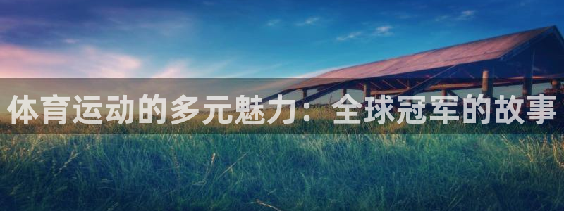 意昂注册：体育运动的多元魅力：全球冠军的故事