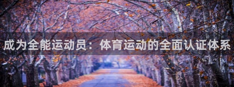 意昂2体育f开号：成为全能运动员：体育运动的全面认证体系